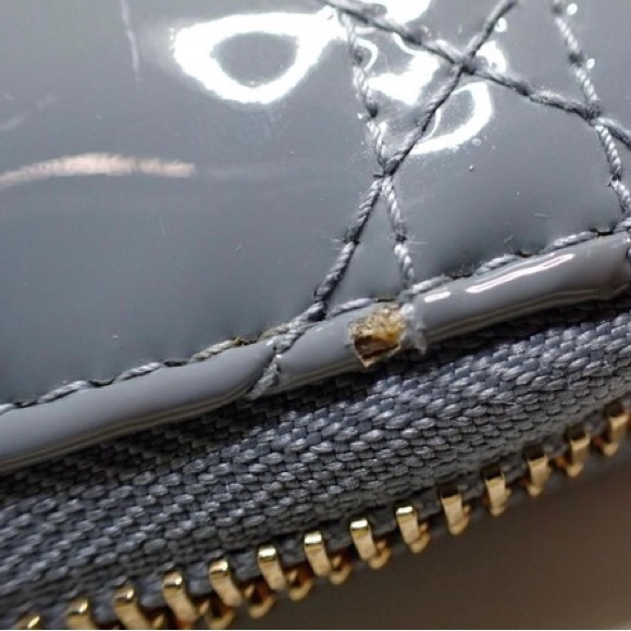 Lady Dior Cannage continental Wallet in Patent - Picture 7 of 10